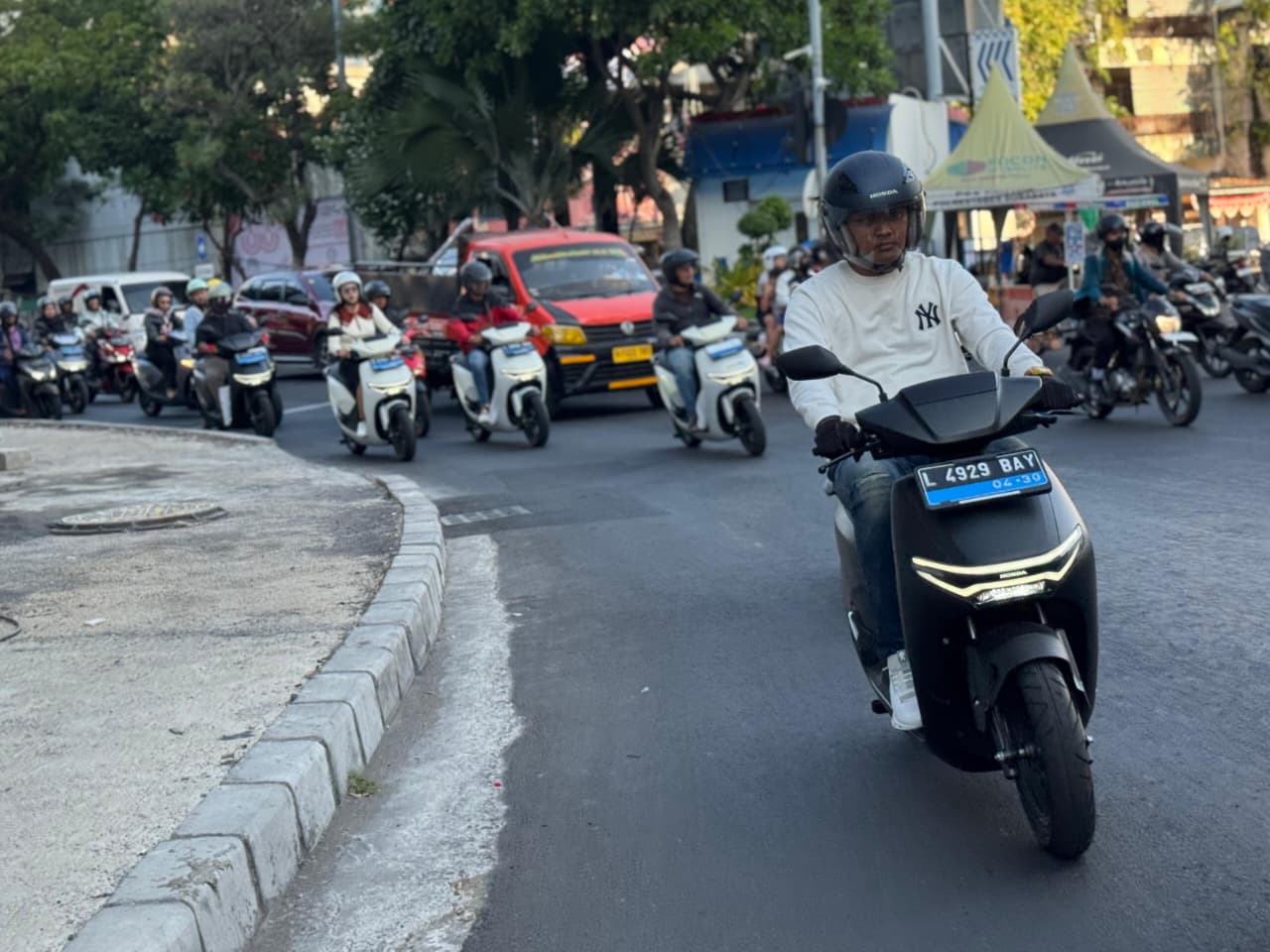 Futuride: Konsumen Honda CUV e: Nikmati Keseruan City Riding di Surabaya